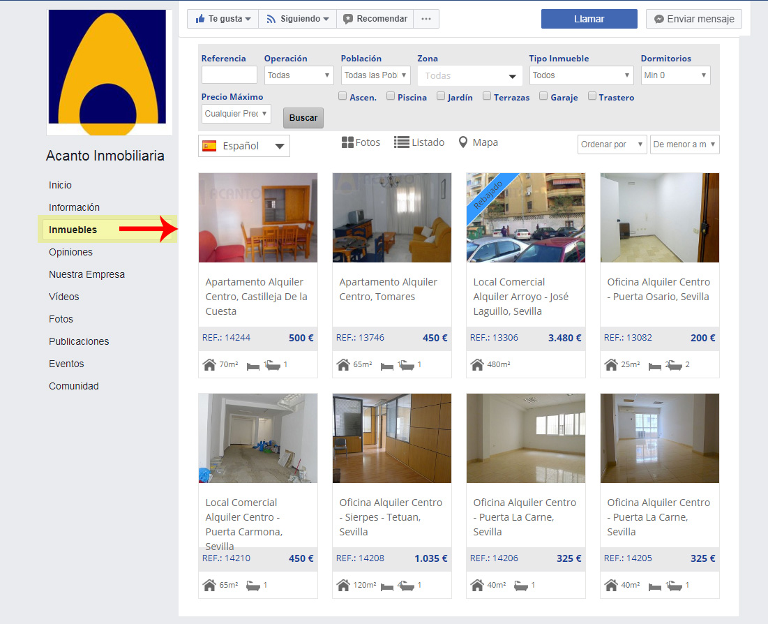 Social networks for real estate: Facebook
